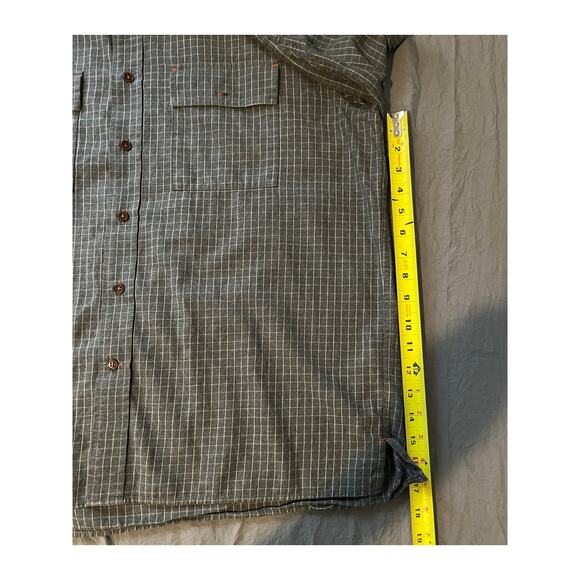 Michael Kors Men’s Gray Flannel Button Down Shirt Long Sleeve Size Large - Picture 5 of 7